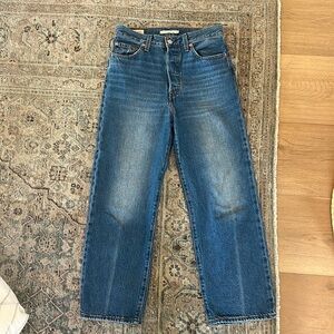 Levi’s rib cage straight ankle